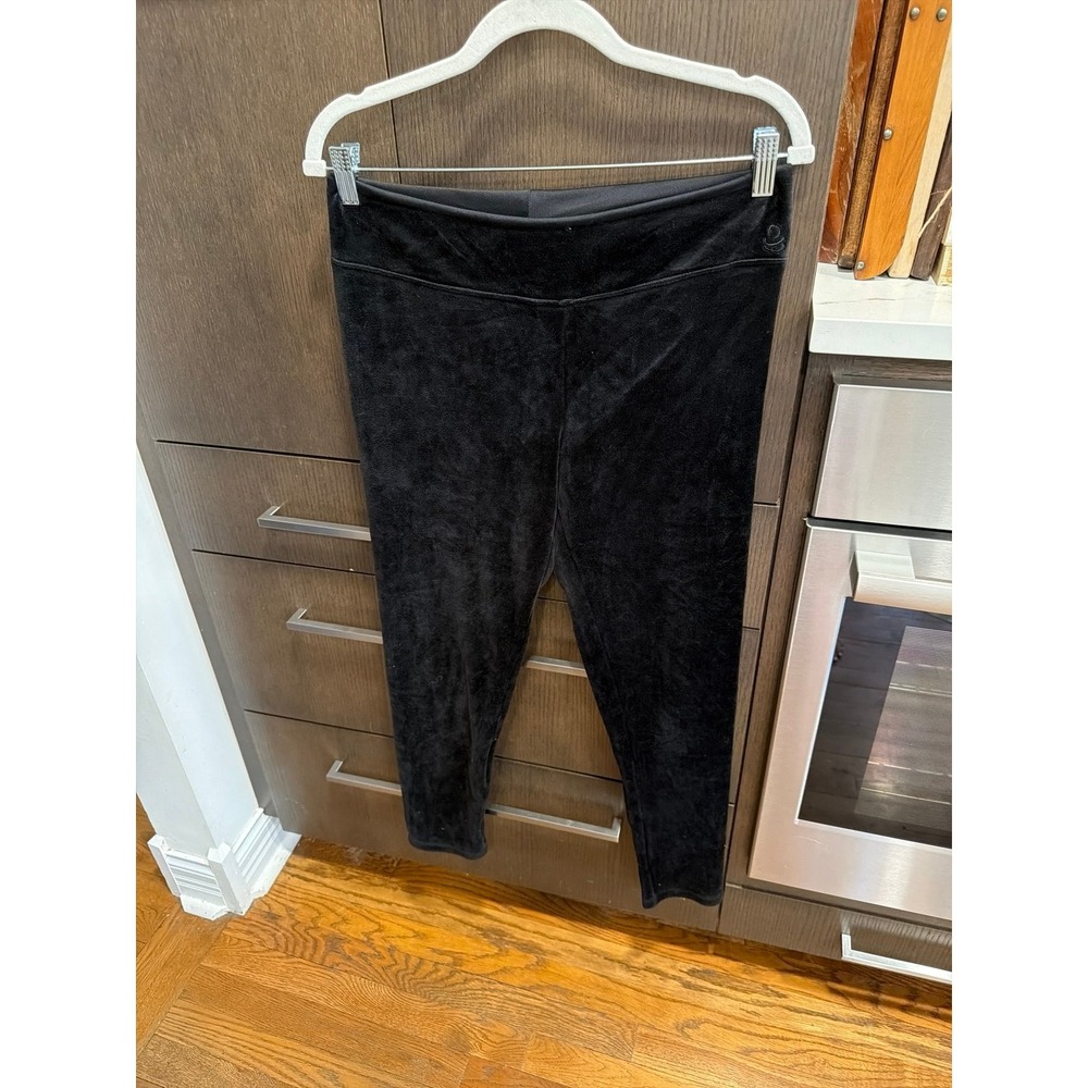 Cuddl Duds Corduroy Pants Slim Leg‎ Large Black Pull On women's medium